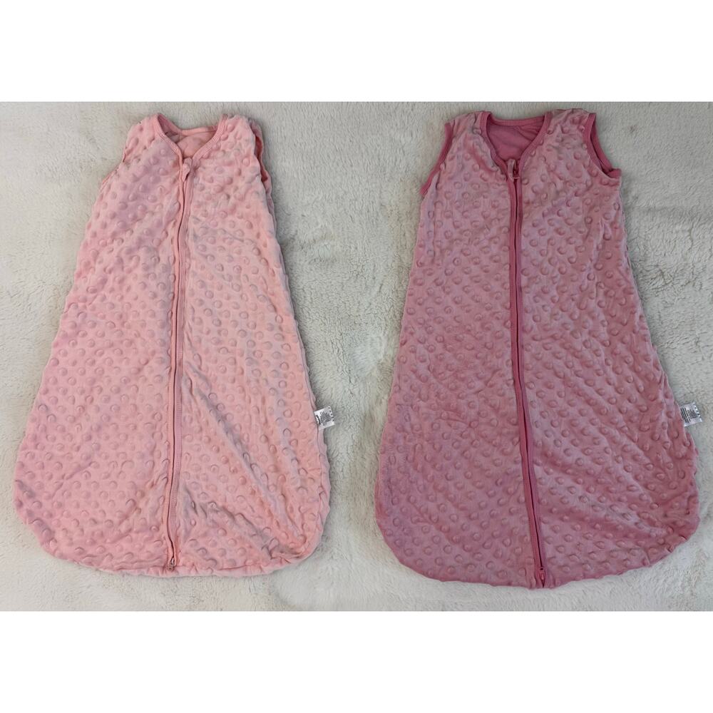 Unnivoll Pink Baby Sleep Sack Bundle 6–12M (2)
